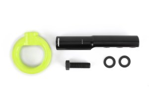 Honda Civic Type R Tow Hook Kit - Front - Perrin Performance - Neon Yellow - `17-`21 Honda Civic Type R Tow Hook Kit - Front - Perrin Performance - Neon Yellow - `17-`21